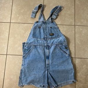 Oshkosh jean short overalls